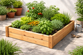 Handcrafted Cedar Raised Garden Bed — 4x4 ft